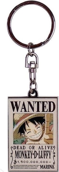 Gadget - One Piece: Abystyle - Wanted Luffy (Keychain / Portachiavi) -D- Abystyl-image