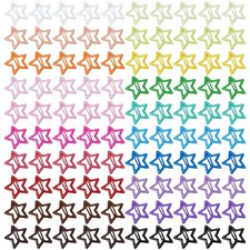 100 Pcs Star Hair Clips Star Barrettes Hair Barrettes for Woman Bulk Clips