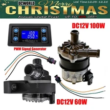 DC12V 60W 100W High Flow Brushless Circulation Water Pump Cooling Auxiliary Pump