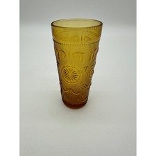 Brockway Glass American Concord Amber Tumbler