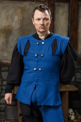 Burgschneider - Warhammer Armoury Imperial Doublet Type B Blue medieval costume
