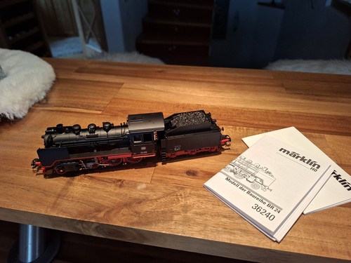 Märklin H0 36240 Dampflokomotive mit Schlepptender BR 24 der DB Neu in OVP | Zustand: Neu