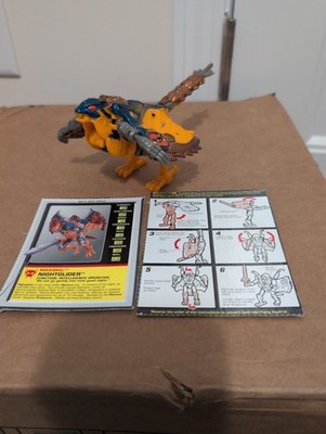 1999 Hasbro Transformers Beast Wars Transmetals 2 Nightglider Complete