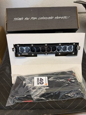 Heretic 10'' Clear LED Lightbar (Spot Beam Pattern)