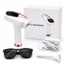 IPL Hair Removal Device 999999 Flashes 5 Levels Auto Manual Face Body Women Men