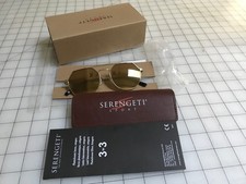 Serengeti Shelby Polarized Men's Geometric Pilot Sunglasses SS5333P Italy