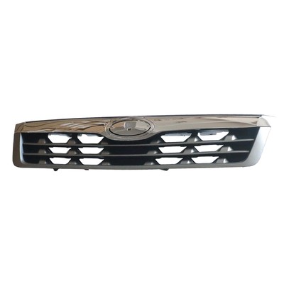 Front Upper Chrome Shell Grill w/Silver Insert for 2011-2013 Forester 91121SC040