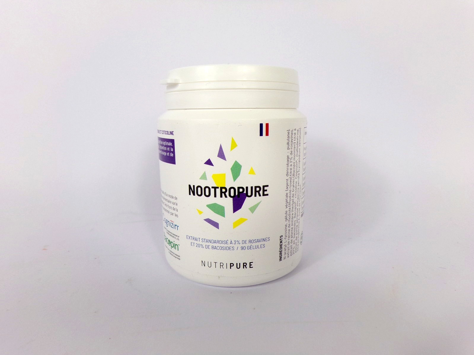 Nootropure Nutripure gélules pour la concentration des professionnels et étudiants actifs