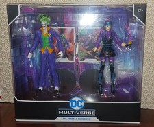 The Joker and Punchline 7 Inch Action Figure 2-Pack Mcfarlane DC MULTIVERSE