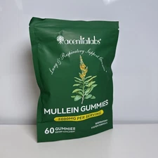 Mullein Gummies,Daily Respiratory Health Gummies2000mg Mullein Leaf herb Extract