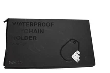 Typecase Waterproof Keychain Holder For Apple AirTag 4 Pack Black Case Cover
