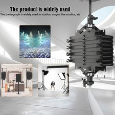 Light Wall Mounted W/Rope Drop Photograph for Studio Photography Ceiling Rail