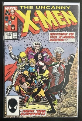 Uncanny X-Men (Vol 1) #219, July 87, Direct Edition, BUY 3 GET 15% OFF