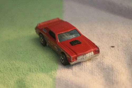 Vintage 1974 Hot Wheels Thrill Drivers Red Car Ford Torino Stocker