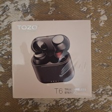 TOZO T6 True Wireless Earbuds Light Blue IPX8 Waterproof Bluetooth 2024 Version