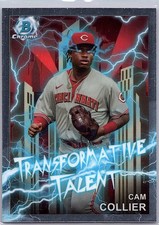 2023 Bowman Draft #TT-9 Cam Collier Transformative Talent