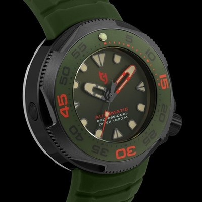 Tecnotempo -Diver's 1000M Professional Diver''Automatic Lim. Watch Ed. 200Pcs.