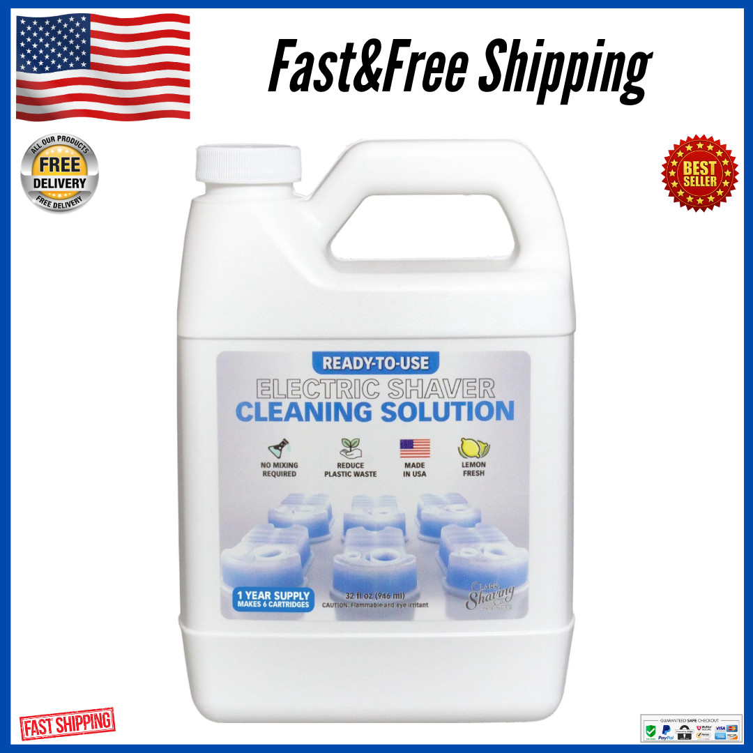 Cleaning Solution & Easy Refill. Compatible With Braun Clean & Re...