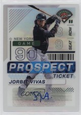 2024 Panini Prospect Edition Silver Prizm Signatures Jorbit Vivas #97 Auto 8d2