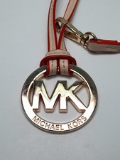 MICHAEL KORS - MK Gold Logo Hang Tag Charm With Strap