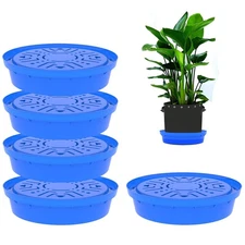 Self-Watering Base with Visible Water Level,5-Pack,Keeps Leaves and Flying In...