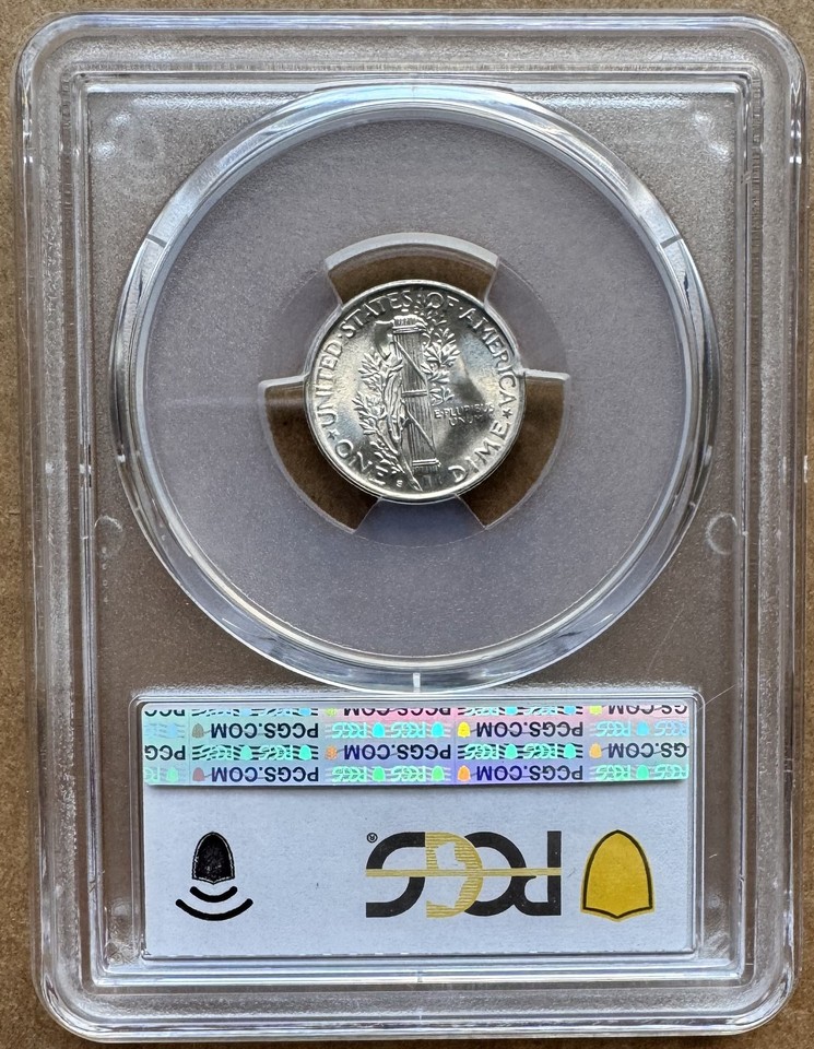 1945-S 10C MICRO S FS-512 PCGS MS66 1945 S MICRO S MERCURY DIME SILVER ...