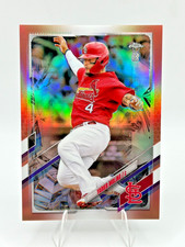 2021 Topps Chrome Ben Baller Rose Gold Refractor Yadier Molina /10 Jersey #