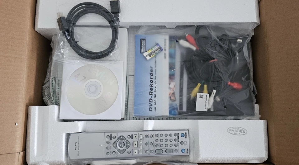 Tevion MD81335 DVD Rekorder HDD 160GB NEU UNBENUTZT 1Jahr Garantie - Bild 4 von 4