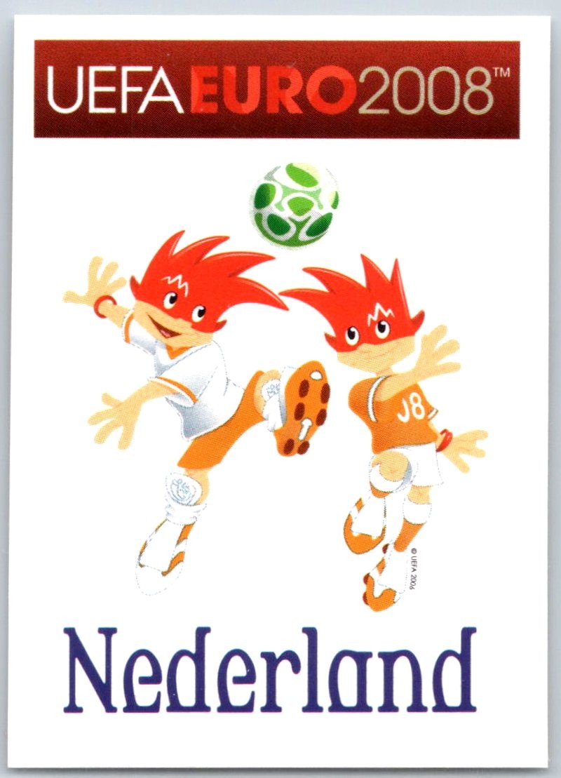 2008 Panini UEFA Euro Stickers Official Mascots Netherlands #254