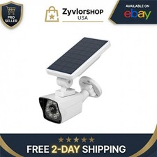 Solar Security Lights Outdoor Motion Sensor Fake Camera Floodlight