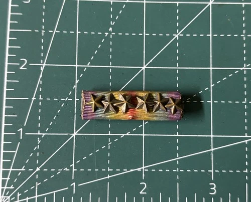 WW1 US Military Rare French Made Victory Ribbon