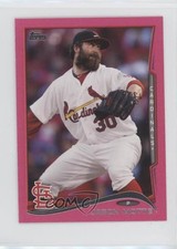 2014 Topps Mini Pink BCA 21/25 Jason Motte #599 0t2