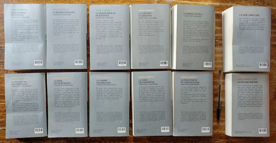 FANTASY David EDDINGS La BELGARIADE T 1 à 5 - La MALLOREE T 1,2,3,4,5 -G. G. KAY - Photo 2/4