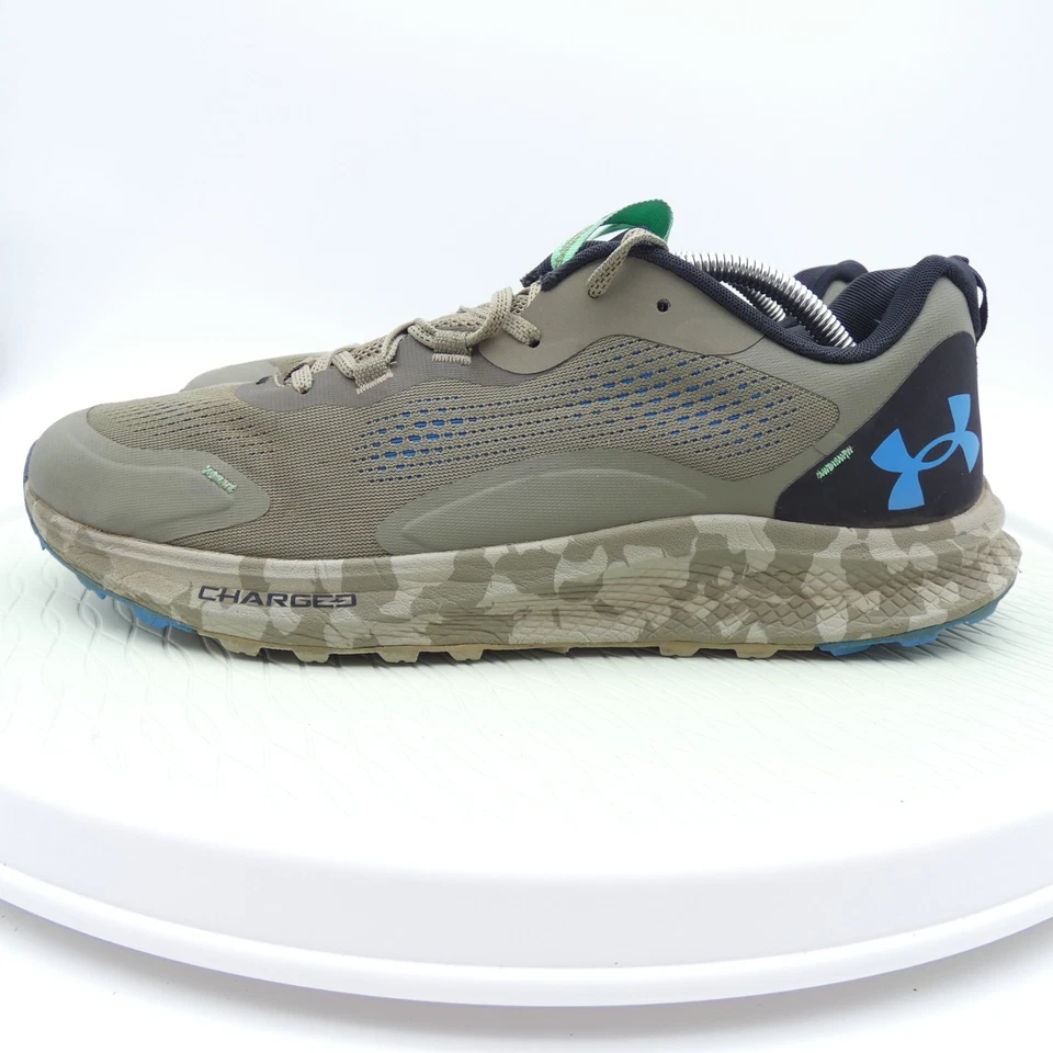 Under Armour Charged Bandit Trail 2 3024186-302 Mens US 12 Running Shoes Green - Image 3 of 4