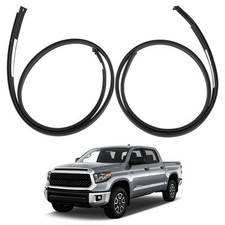 Pair Roof Molding Drip Weatherstrip Compatible with 2007-2021 Tundra Crewmax 4 F