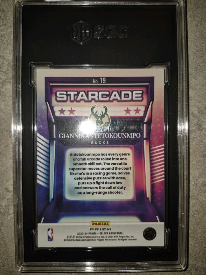 2023-24 Panini Select - Starcade Giannis Antetokounmpo #19 🎉 CASO EXITOSO 🎉 Foto 3 de 4