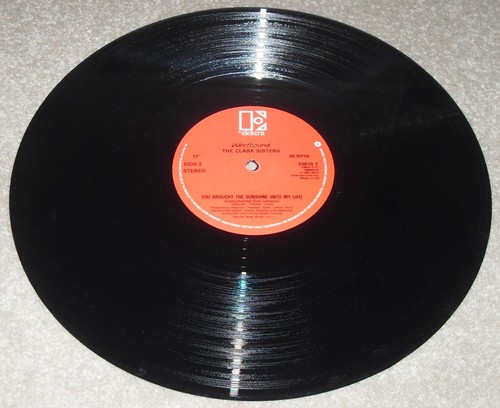 CLARK SISTERS 'You Brought The Sunshine' 12" vinyl single Elektra Records E9810T - Picture 5 of 6