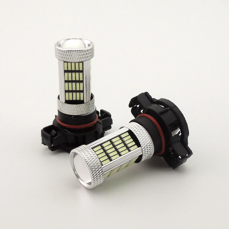 2 Ice Blue 5202 5201 5200S Fog Light Lamp Daytime Running Light 92-SMD LED Bulbs - Image 4 of 4