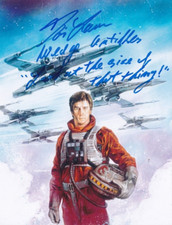 DENIS LAWSON signed Autogramm 20x25cm STAR WARS in Person autograph COA