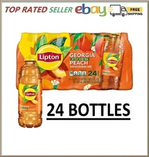 24 BOTTLES - Lipton Peach Iced Tea 16.9 fl oz FRESH!! FAST SHIP!!