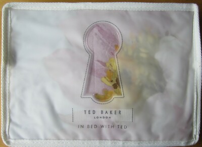 TED BAKER Standard Kissenbezug Paar BUTTERSCOTCH Neu