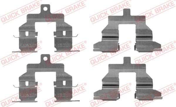Quick Brake ZubehöRsatz 109-1737 FüR ScheibenbremsbeläGe Nissan Renault-image
