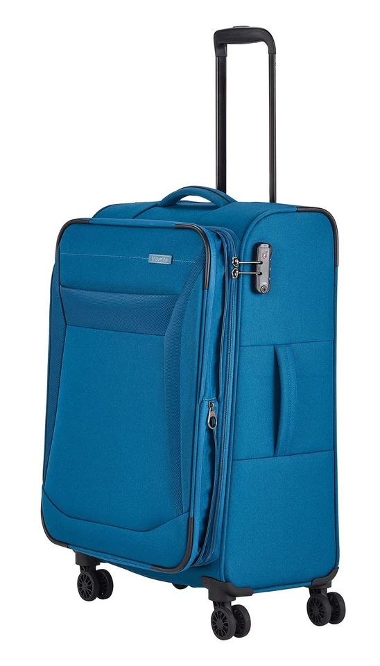travelite Chios 4W Trolley M Trolley Petrol petrol Neu - Bild 3 von 4