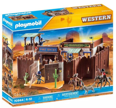 Playmobil Western Set 70944 Western Fort Rocks City Cowboy Sheriff NEW  Boxed