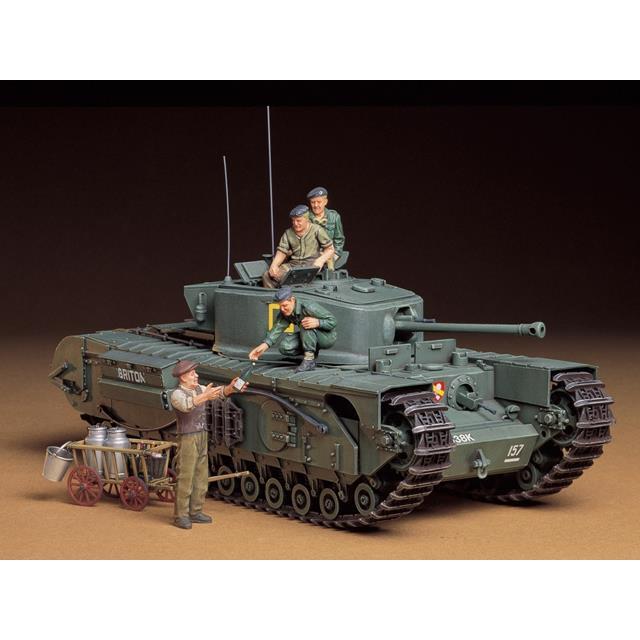 Tamiya 1/35 scale WW2 British Churchill VII tank model kit - Image 11