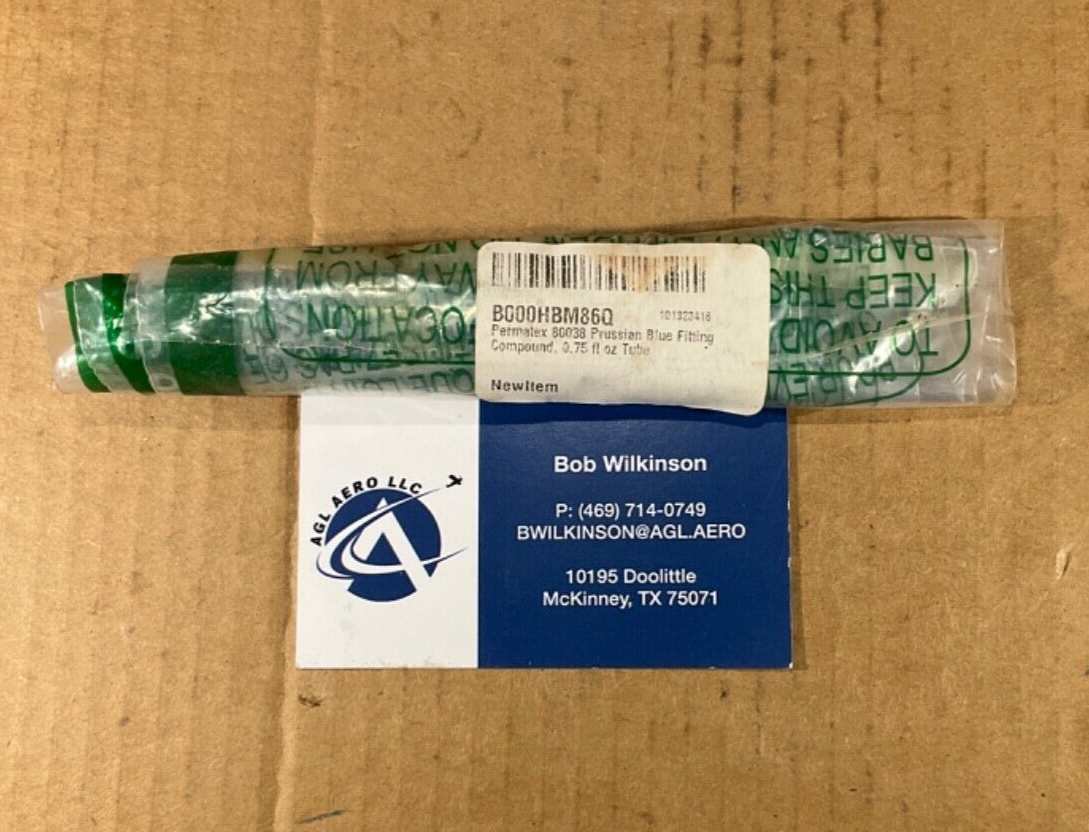 P/N: B000HBM86Q Permatex 80038 Prussian Blue Fitting Compound 0.75 fl ...