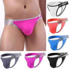 Mens Sexy G-String Thongs T-back Underwear U Pouch Panties Boxer Shorts Briefs