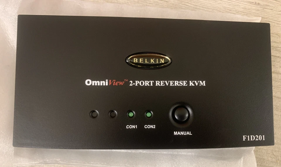 Belkin OmniView 2 Port Reverse KVM Switch NEW - Image 2 of 4