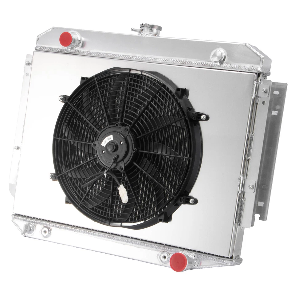 3 Row Radiator Shroud Fan For Dodge D100 D200 D300 W150 W200 Pickup V8 1970-1979 - Image 3 of 4