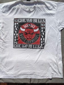 Vintage 1993 Chicago Bulls Championship Playoff Shirt Sun Times Swag Jordan 23 | eBay